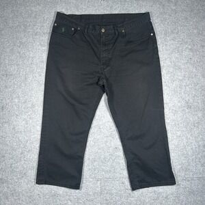 Polo Ralph Lauren Denim Jeans Men's Size 40(39x26)  Black 650 Classic Straight